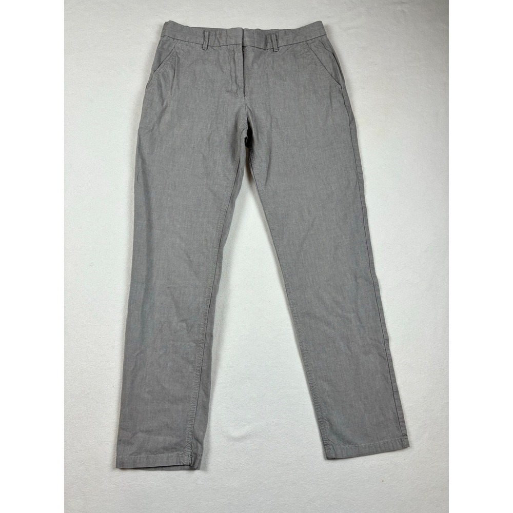 Gap Broken-In Straight Khakis Gray Cotton‎ Pants Womens 2 Regular